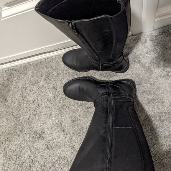 Maddison Danifa Black Mid Calf Boots size 37 (6.5) - Picture 8 of 9